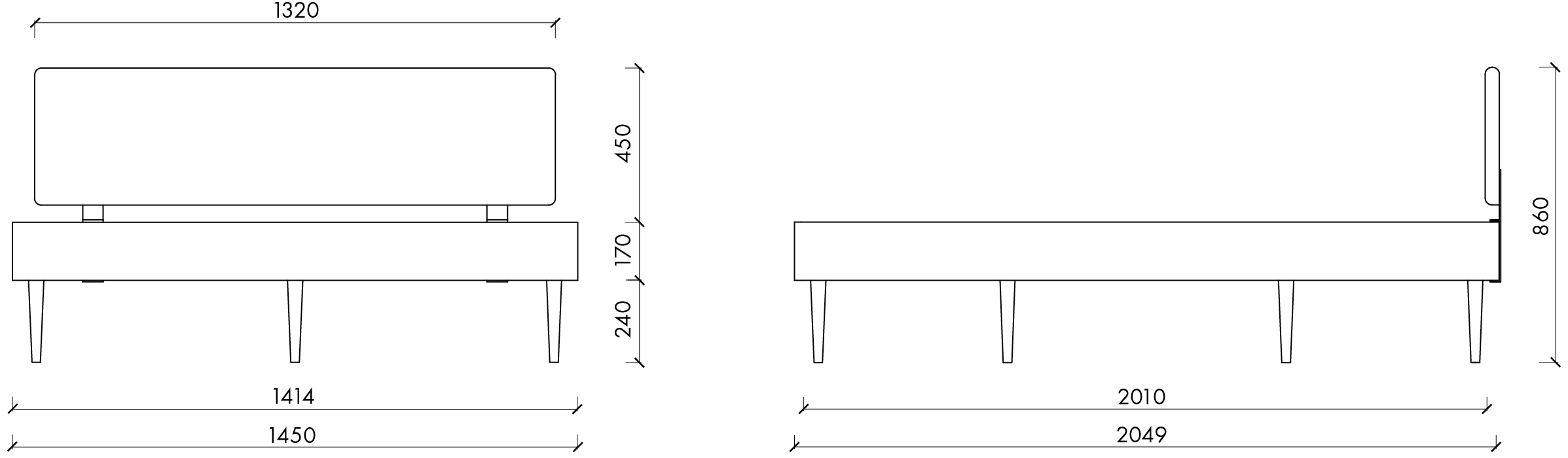 Streiko Bed - Fensi Furniture